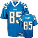 Antonio Gates Blue Reebok NFL Powder Premier San Diego Chargers Jersey
