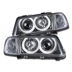 Scheinwerfer Tuning FK Angel Eyes Scheinwerfer 2. WAHL Audi A3 (Typ 8L) Bj. 96-00 chrom-inklusive Blinker