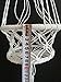 4 Legs Macrame White Cotton Plant Holders with Bamboo Ring Inside and Brown Wood Bead Decoration . White Color, 20-inches Length