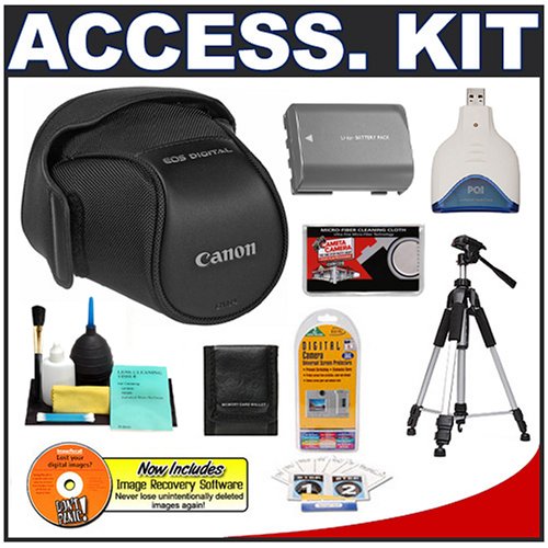 Canon EH19-L Semi-Hard Case for Canon Rebel XT & XTi Digital SLR Camera with NB-2LH Battery + Tripod + Accessory Kit Canon EH19-L Semi-Hard Case for Canon Rebel XT & XTi Digital SLR Camera with NB-2LH Battery + Tripod + Accessory Kit