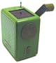 Kikkerland Dynamo Solar and Crank Emergency Radio, Green