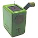Kikkerland Dynamo Solar and Crank Emergency Radio, Green