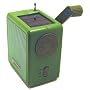 Kikkerland Dynamo Solar and Crank Emergency Radio, Green
