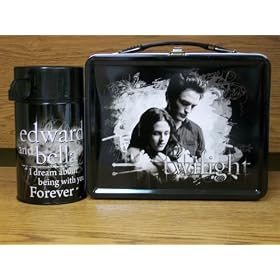 Click here to buy Twilight Bella and Edward Lunch Box with Thermos by Neca.