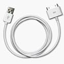 Apple Dock Connector to USB Cable for iPod (White)
