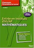 Math�matiques : Entr�e en institut d'AS/AP