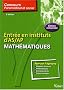 Math�matiques : Entr�e en institut d'AS/AP