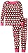 Hatley Little Girls' Henley Pajama Set Lots Of Hearts