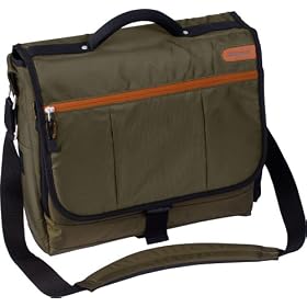 Targus TSM068US EcoSmart Grove Messenger for 15.4-Inch Laptops (Olive)