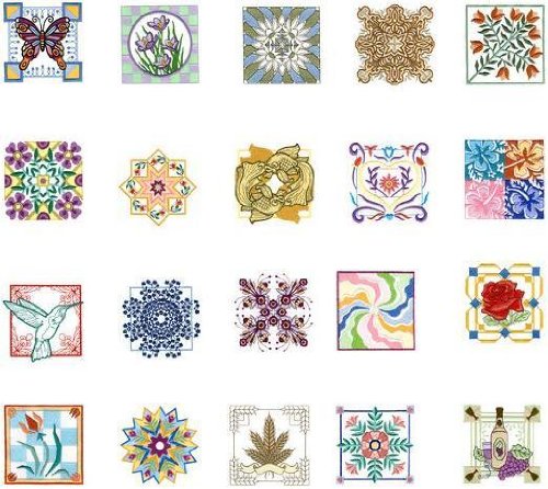 Brother PES Embroidery Machine SQUARES 4