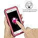 iPhone 7 Plus Waterproof Case, Merit Shield Series Shockproof Dirt-proof Protective cover, Snow-proof Underwater IP68 Waterproof Case for iPhone 7 Plus (Pink)