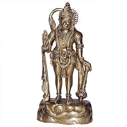 Collectible Figurines Lord Hanuman Brass Statue