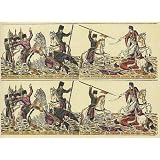 Spanish timber cutters to 1828 (Battle between Russian and Turkish cavalry) Art Poster Print - 11x17