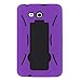 Samsung Galaxy Tab 3 Lite 7.0 Case- Kuteck Hybrid Armor Series Shockproof Case Cover & Stand for Samsung Galaxy Tab 3 Lite 7.0, Bouns 1x Stylus Pen (Purple)