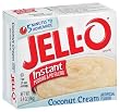 Jell-O Instant Pudding & Pie Filling, Coconut Cream, 3.4-Ounce Boxes (Pack of 24)