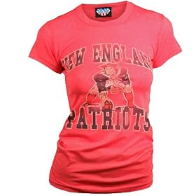 New England Patriots Women's Retro Vintage T-Shirt