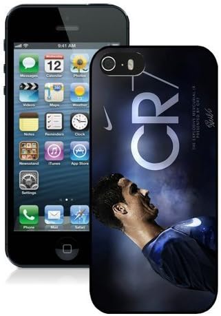 Ira Bunville iPhone 5 5S Screen Cover Case With Soccer Player Cristiano Ronaldo 16 Black iPhone 5 5S Case Ira Bunville Phone Case