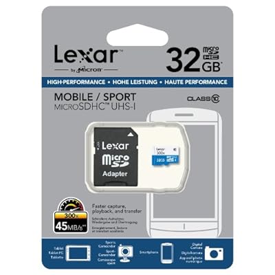 Lexar High Performance MicroSD 32GB 300X High Speed Class 10 Memory Card