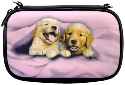Kamikaze Gear Two Dogs Pink RUGGED Carry Case (Nintendo 3DS & DS LITE)