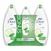 Dove Go Fresh Cool Moisture Body Wash, Value Pack (Bonus Body Wash 6.67 Ounce with Free Body Pouf)
