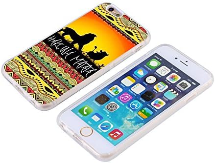 Case For Iphone 6S Plus, Apple Iphone 6 Plus Case Hakuna Matata Quotes Lion Theme Design
