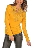 La Bella Donna Camiseta Manga Larga Zoe (Mostaza)