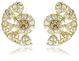 Clara Kasavina Swarovski Crystal Estate Style Fan Earring Clara Kasavina Swarovski Crystal Estate Style Fan Earring