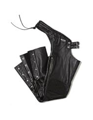 Apparel: H-D Amelia with Power Stretch Knee & Inner Thigh Chaps Black X-Small