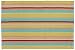 Extra Weave USA 2 by 3-Feet Cottage Stripe Rug, Citron, Teal and Pink