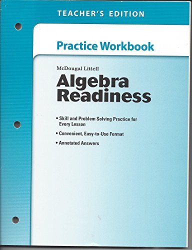 algebra readiness teacher practice workbook grades 6 8