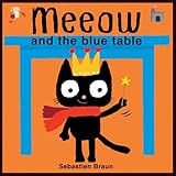 Meeow and the blue table