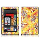 Wall Flower Design Protective Decal Skin Sticker - Matte Satin Coating for Amazon Kindle Fire (7 inch Color Multi-Touch Display)