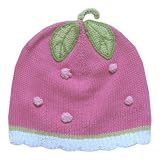 Sweet Strawberry Knit Hat