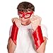 Everfan Men's Superhero Eye Mask And Powerbands 6