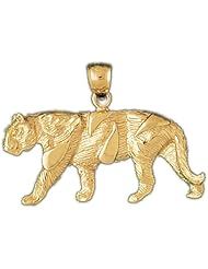 CleverEves 14K Gold Pendant Tiger 5.1 - Gram(s)