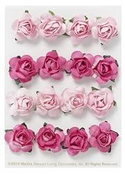 Martha Stewart Crafts Dimensional Paper Rose Embellishment