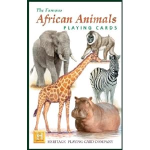 Animals Playing Cards