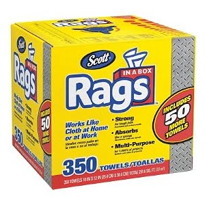 SCOTT Rags In A Box - 350ct