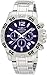 Read Invicta Men's 1502 Chronograph Blue Dial Stainless-Steel Watch Details Invicta Men's 1502 Chronograph Blue Dial Stainless-Steel Watch