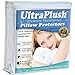 UltraBlock Ultra Plush Premium Waterproof Pillow Protector Set of 2 - Zippered Pillow Case Cover - Super Soft and Quiet Feather Proof Encasement (King Size 20 inches x 36 inches)