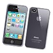 Apple iPhone 4 & 4S Snap-on Protector Hard Case, Smoke Transparent