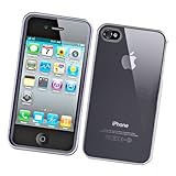 Apple iPhone 4 Snap-on Protector Hard Case, Smoke Transparent