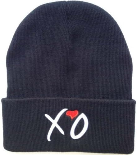XO Beanie Skull Black
