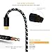 Smallelectric [3-pack] Aluminum Alloy Micro USB Cables in Assorted Lengths (3ft, 6ft, 1ft) Gold-plated High Speed USB 2.0 a Male to Micro B Sync and Charge Cables (Black)
