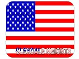 US Flag - Glendale Heights, Illinois (IL)  Mouse Pad