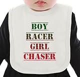 Boy Racer ネクタイを有する有機ビブ Medium
