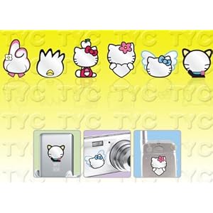 Hello Kitty Mobile Mirror Sticker Set (6/Set)