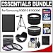 Essentials Bundle for Samsung NX210 & NX300 Digital Camera and 18-55mm Lens with BP1030 Battery + 32GB Card + 3 UV/FLD/CPL Filters + Hood + Tripod + Telephoto & Wide-Angle Lenses Kit
