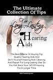 51AthRkWVpL. SL160  The Ultimate Collection Of Tips For Long Lasting Hearing Aids: The Best Advice On Buying Top Quality Hearing Aids And Do It Yourself Hearing Aids Cleaning ... Back Your Gift Of Hearing For A Longer Time