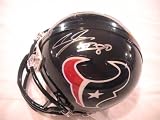 ANDRE JOHNSON SIGNED AUTOGRAPHED HOUSTON TEXANS MINI HELMET COA + HOLOGRAM